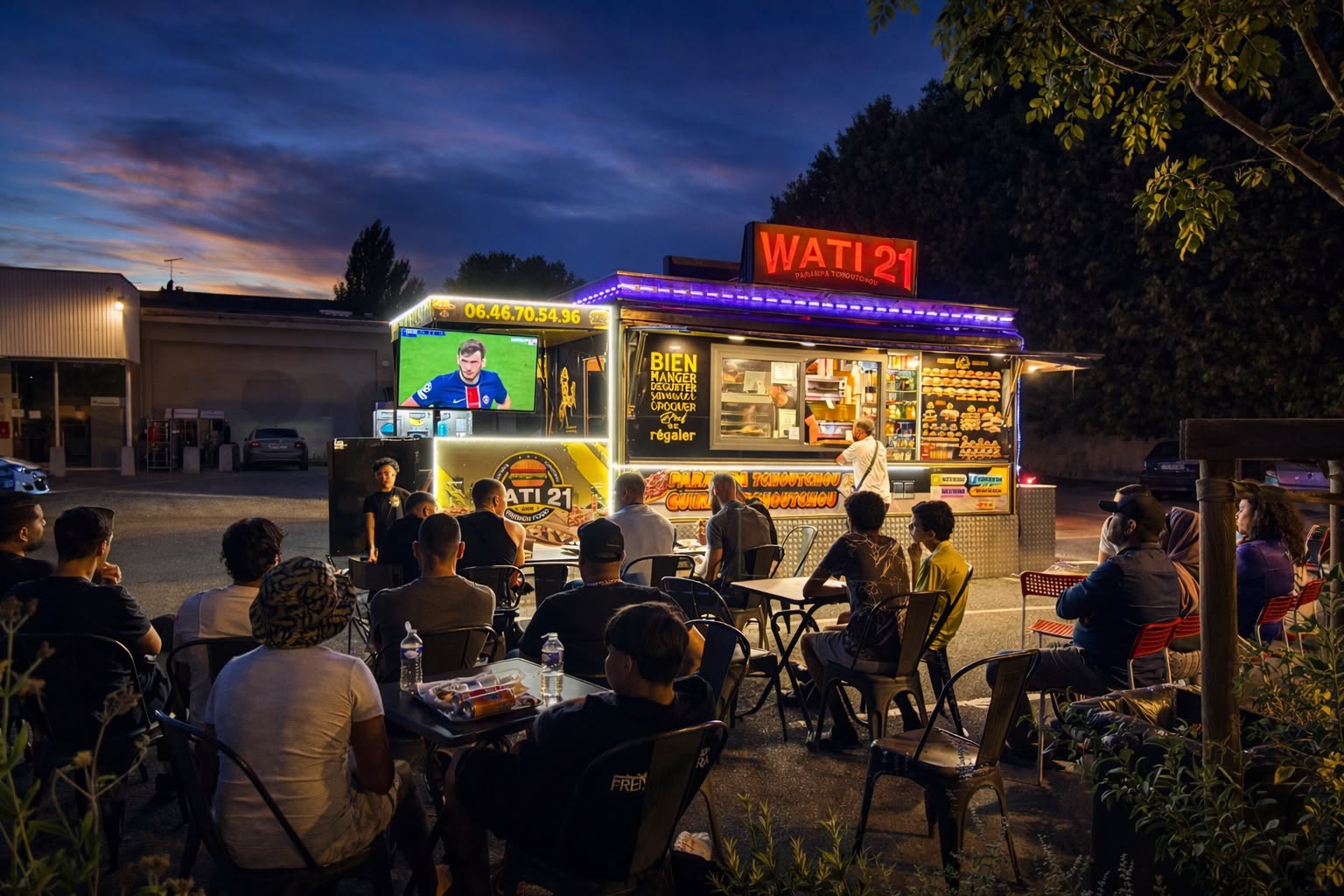 Ambiance soirée au WATI 21